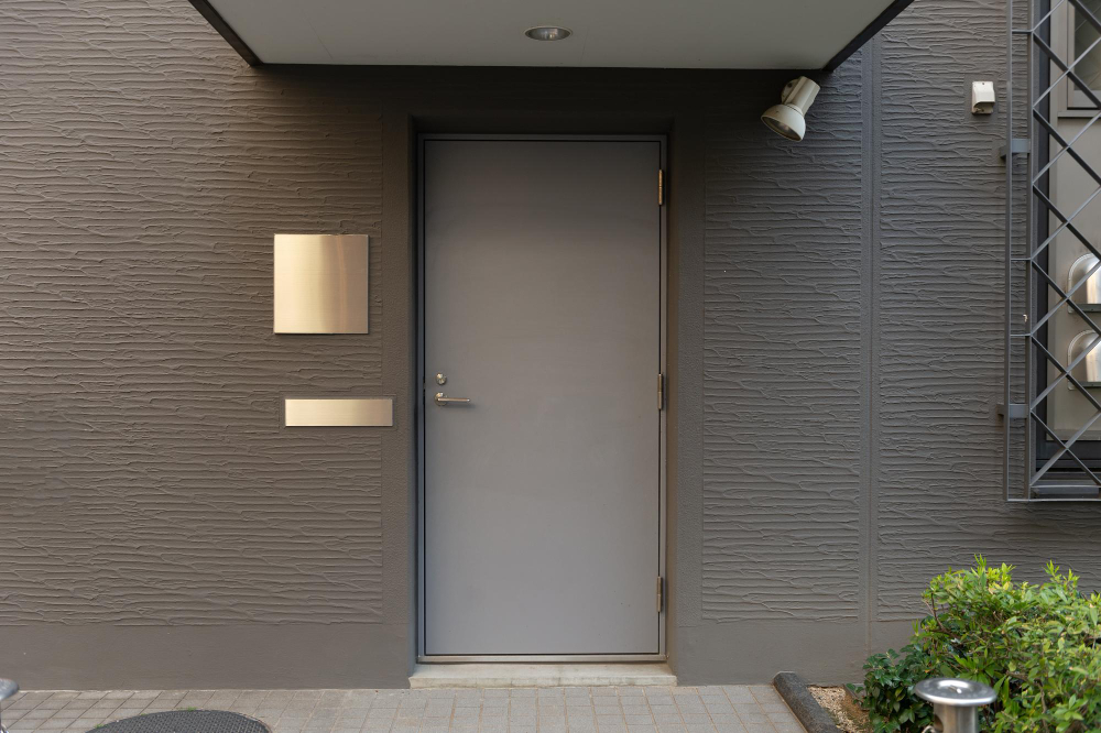 High Point Solid Steel Front Door